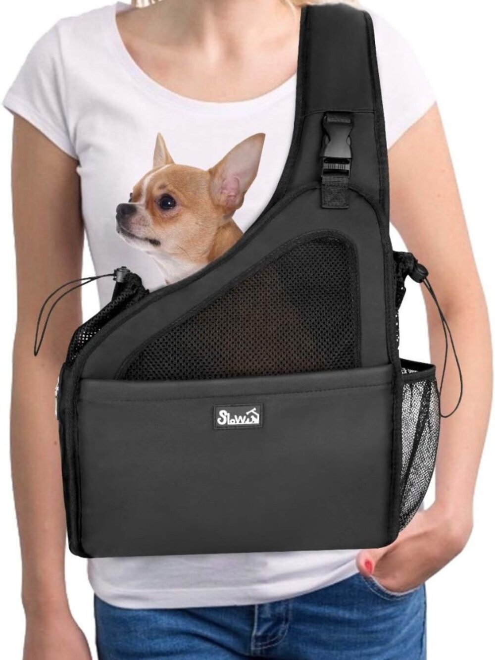 Pet Dog or Cat Sling Carrier Travel Tote